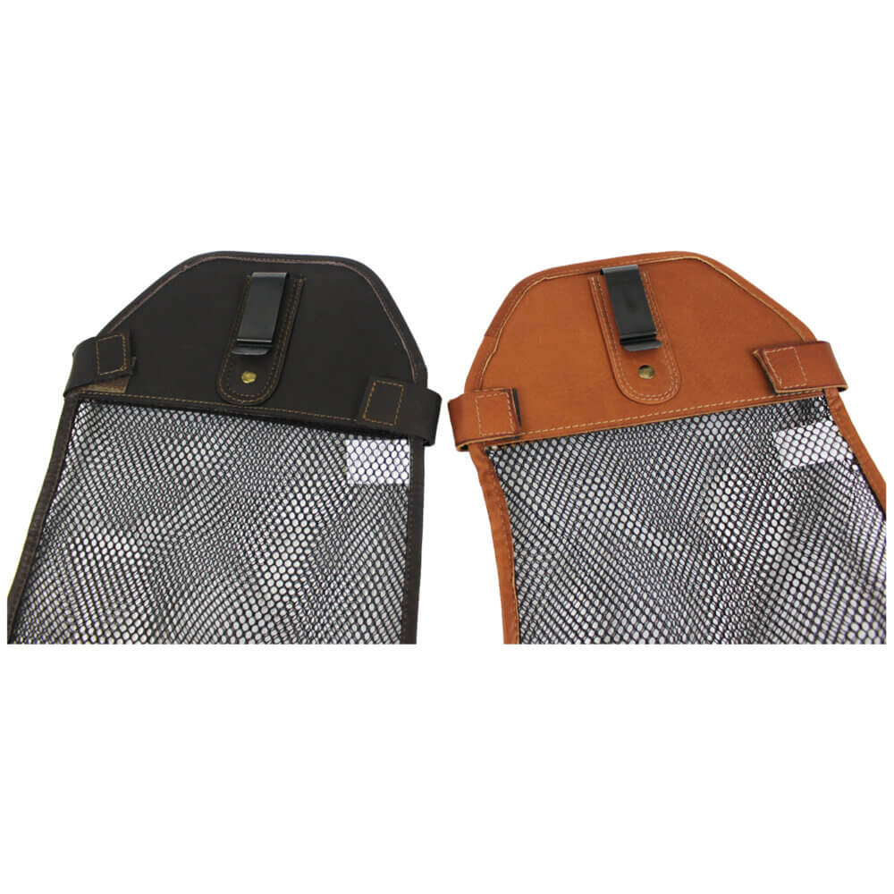 Leather Mesh Hull Bag by Wild Hare, Two Colors