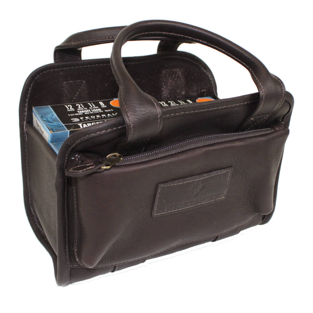 Leather 4 Box Carrier by Wild Hare, Two Colors