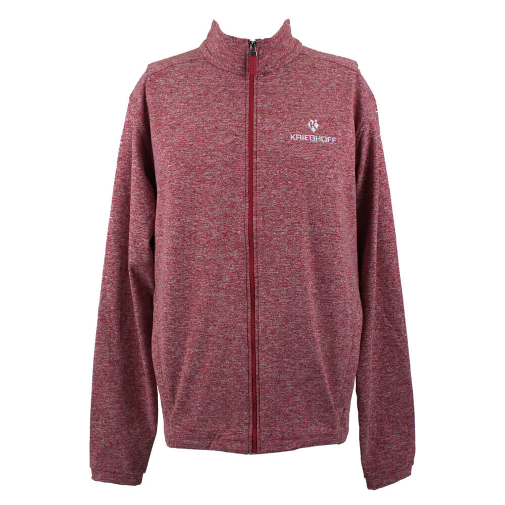 Men’s “Alpine” Full Zip Jacket, Red