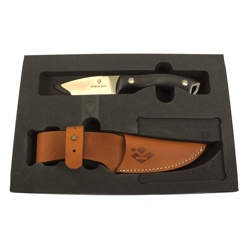 Krieghoff “Merlin” Hunting Knife by Otter, Green Micarta Handle