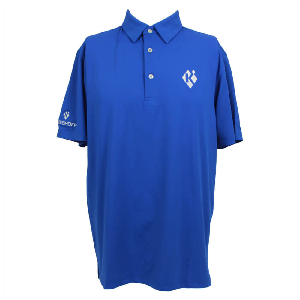 Bamboo Eco Tec Men’s Polo Shirt, Nautical Blue