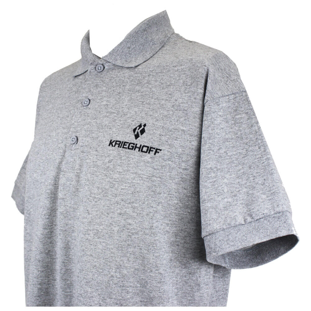 DryBlend Jersey Polo Shirt, Grey
