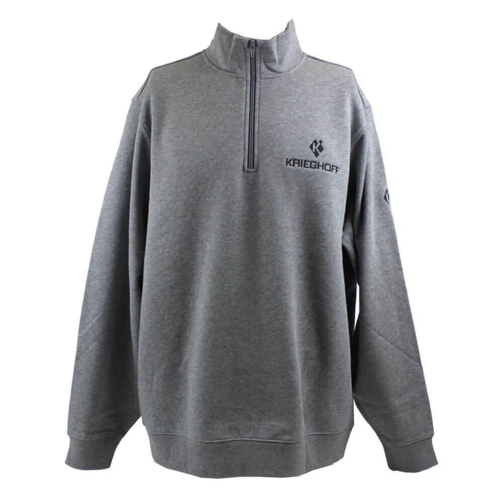 Krieghoff 1/4 Zip Sweatshirt, Dark Grey